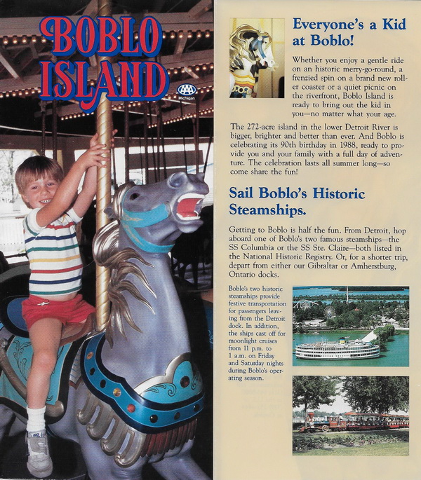Bob-Lo Island - Old Brochure 7 (newer photo)